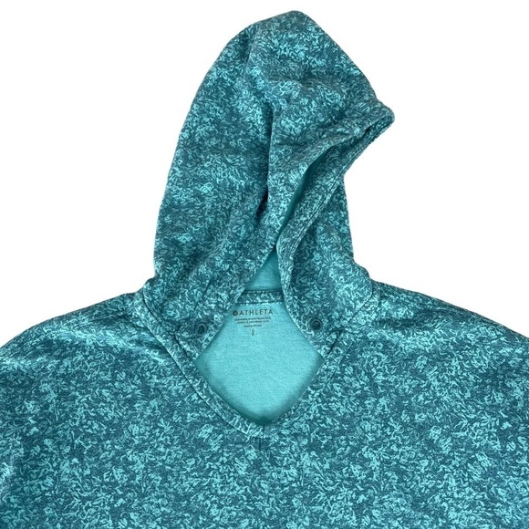 Athleta Pullover Tunic Womens Small Sundown Alliance Oversize Hooded Sweatshirt - Picture 2 of 11